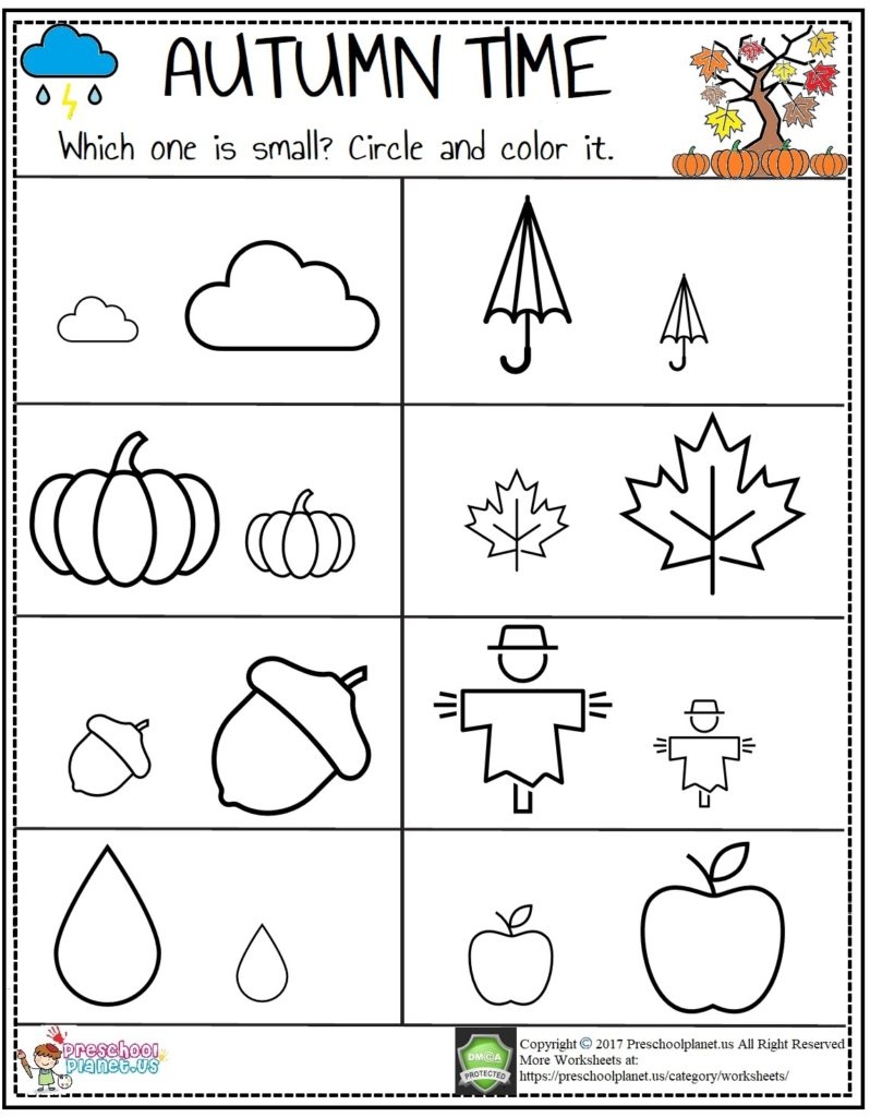 Free Fall Leaf Preschool Printable Worksheets Worksheets Library