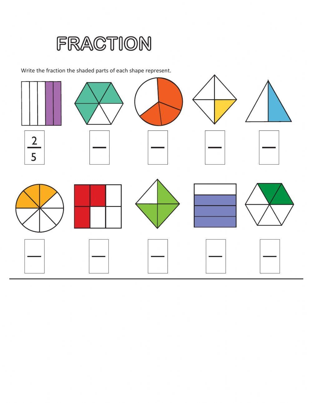 Free Fraction Worksheet Second Grade Download Free Fraction Worksheet 
