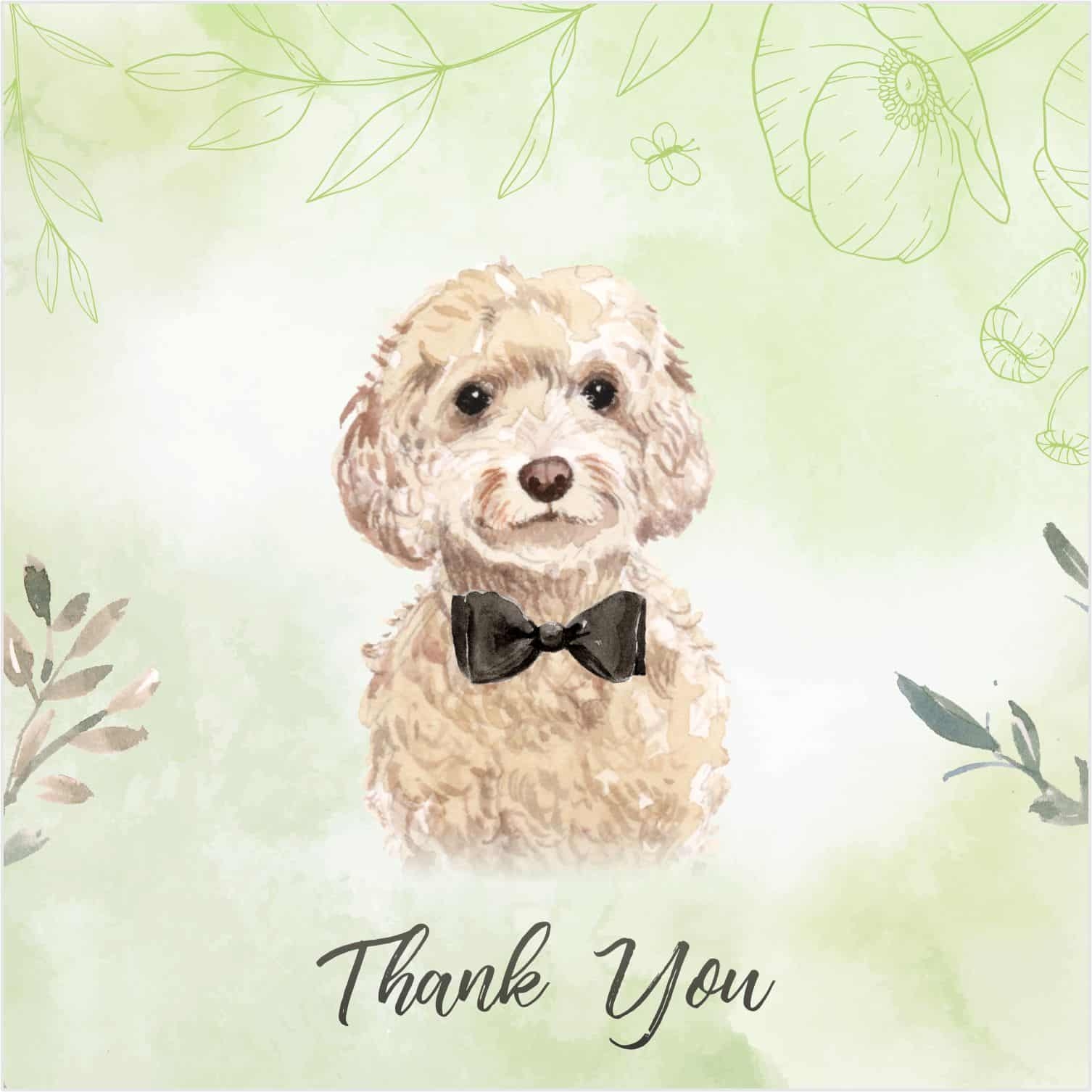 Free Free Printable Thank You Cards With Dogs Download Free Free 