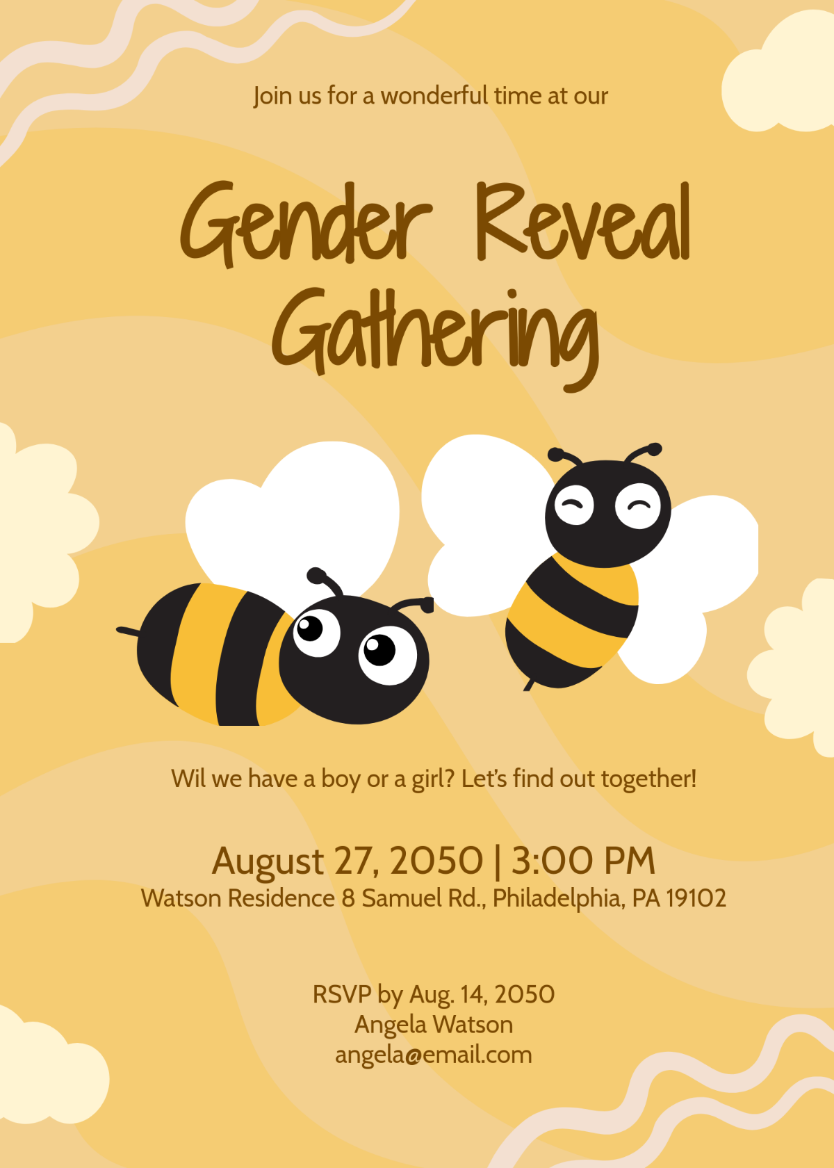 Free Gender Reveal Templates To Edit Online