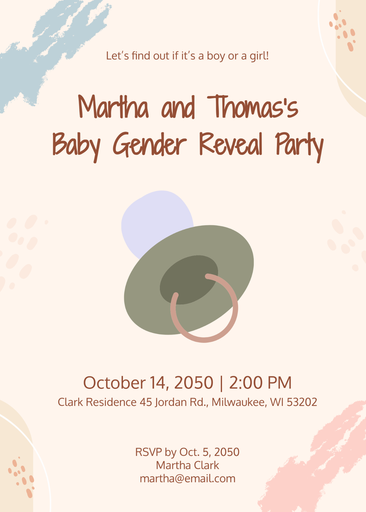 Free Gender Reveal Templates To Edit Online