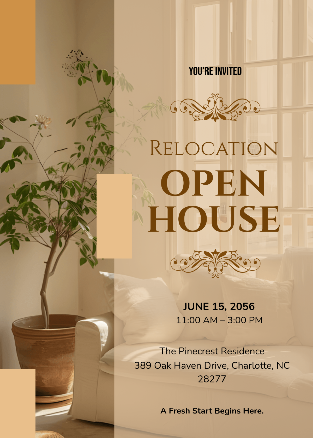 business open house invitation template
