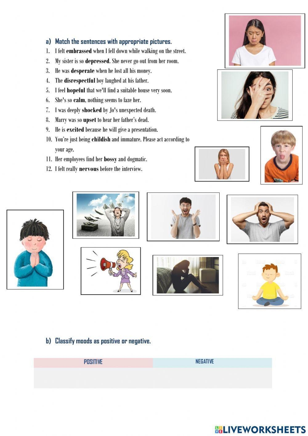worksheet for high school students
