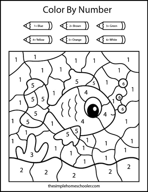 colors worksheets for kindergarten
