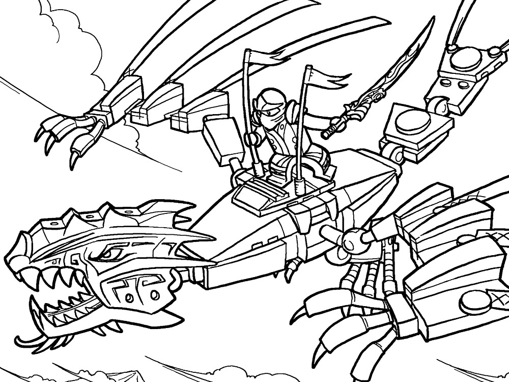Ninjago Coloring Pages To Print
