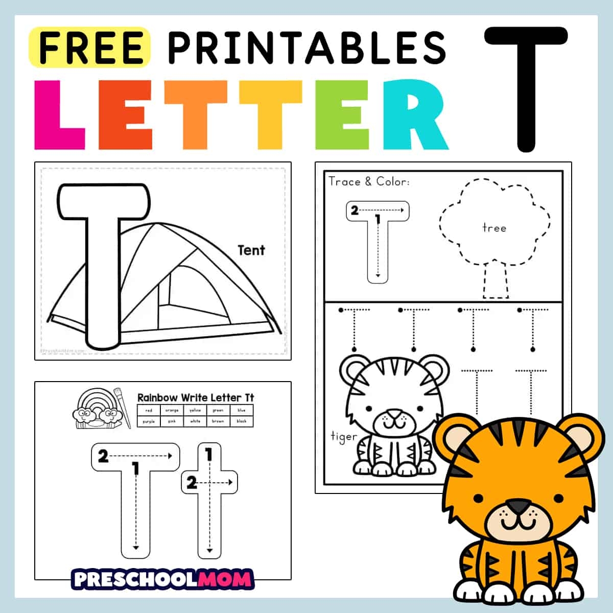 letter worksheet preschool