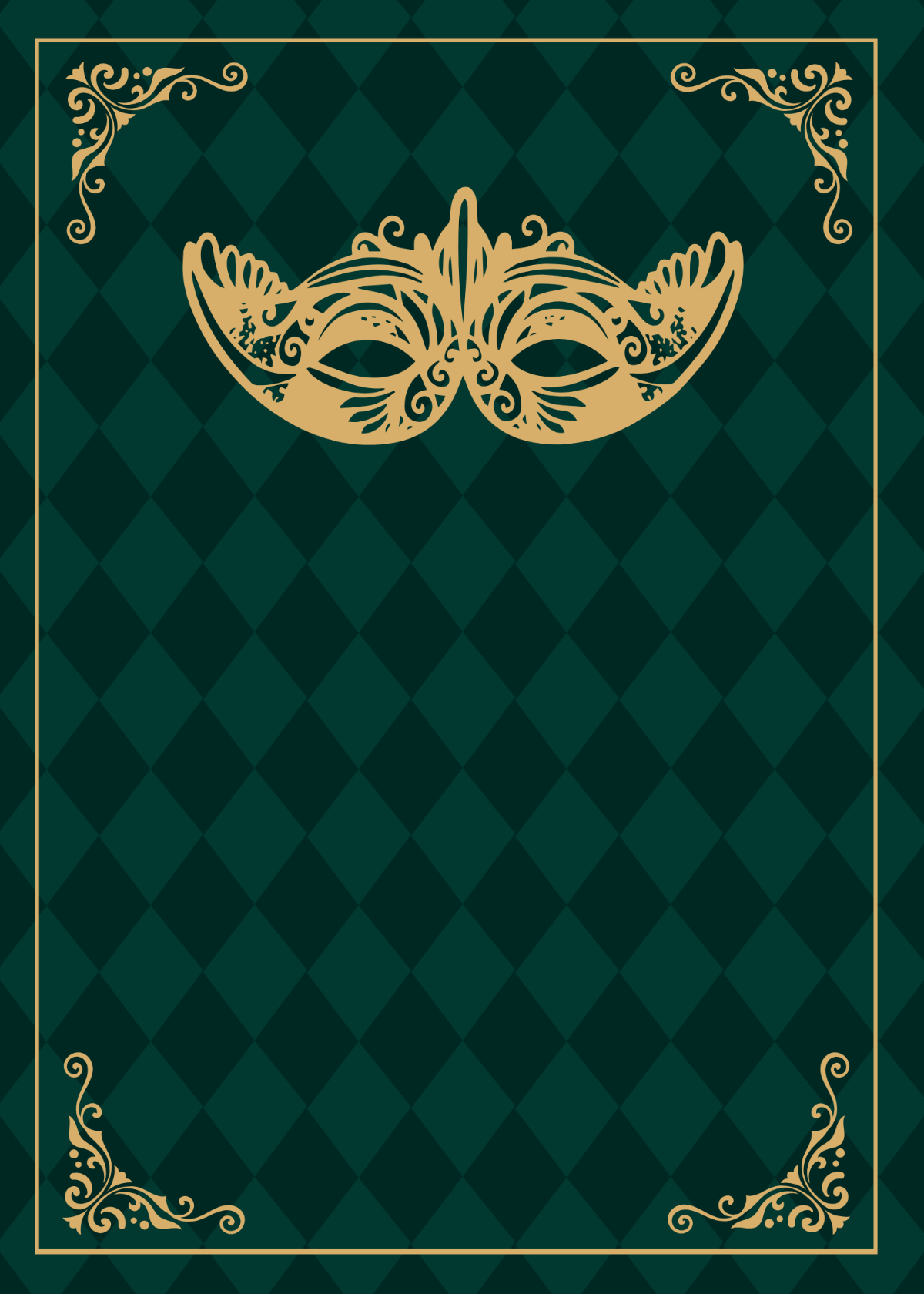 background masquerade invitation template