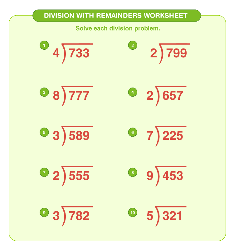 Free Math Worksheet Division With Remainders Download Free Math 
