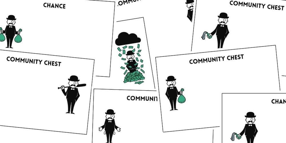Free Monopoly Chance Community Chest Cards PDF Printable Template 
