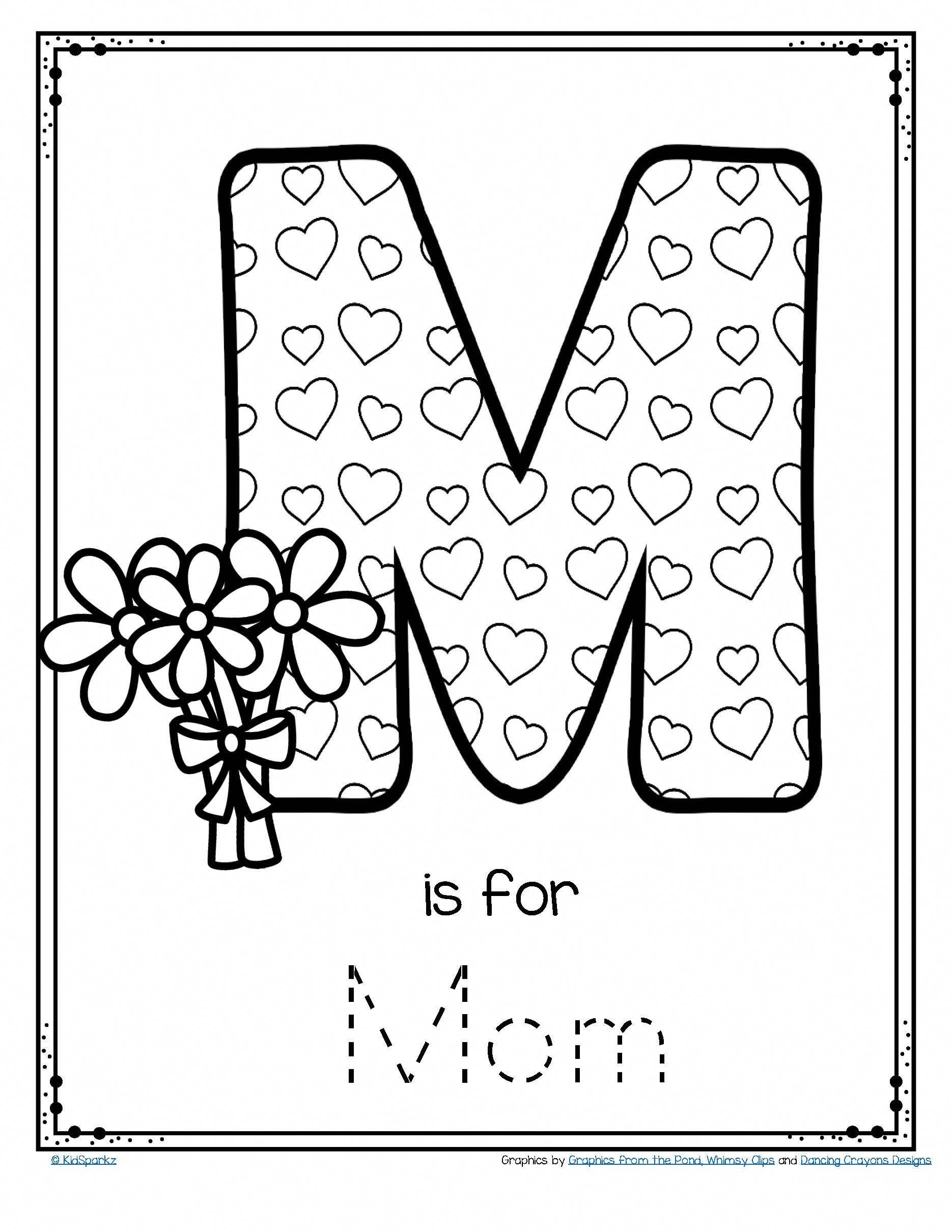 preschool mothers day card printable