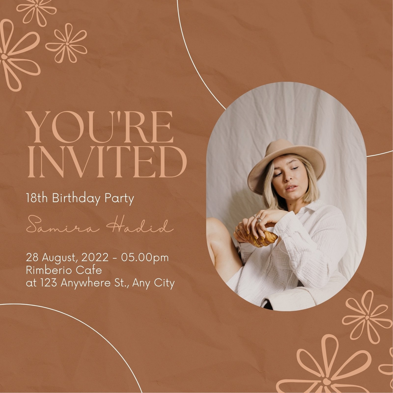 Free Printable 18th Birthday Invitation Templates Canva 52 OFF
