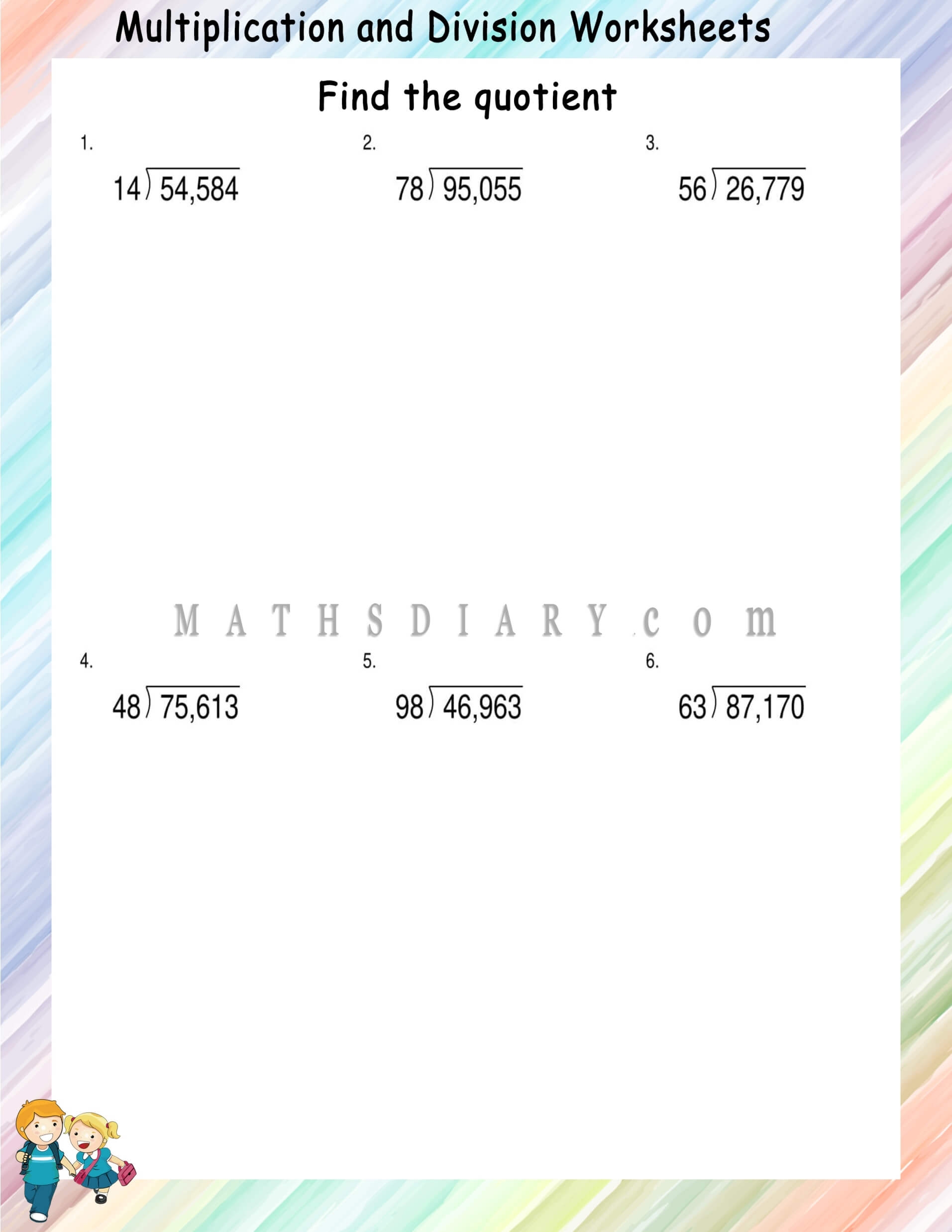 FREE Printable 2 Digit Division Worksheets PDFs Brighterly 