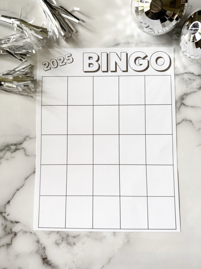 Free Printable 2025 Bingo Card Leah With Love