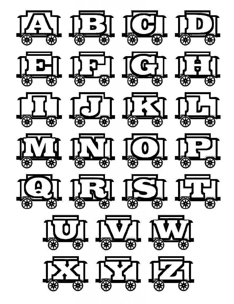 abc coloring pages free