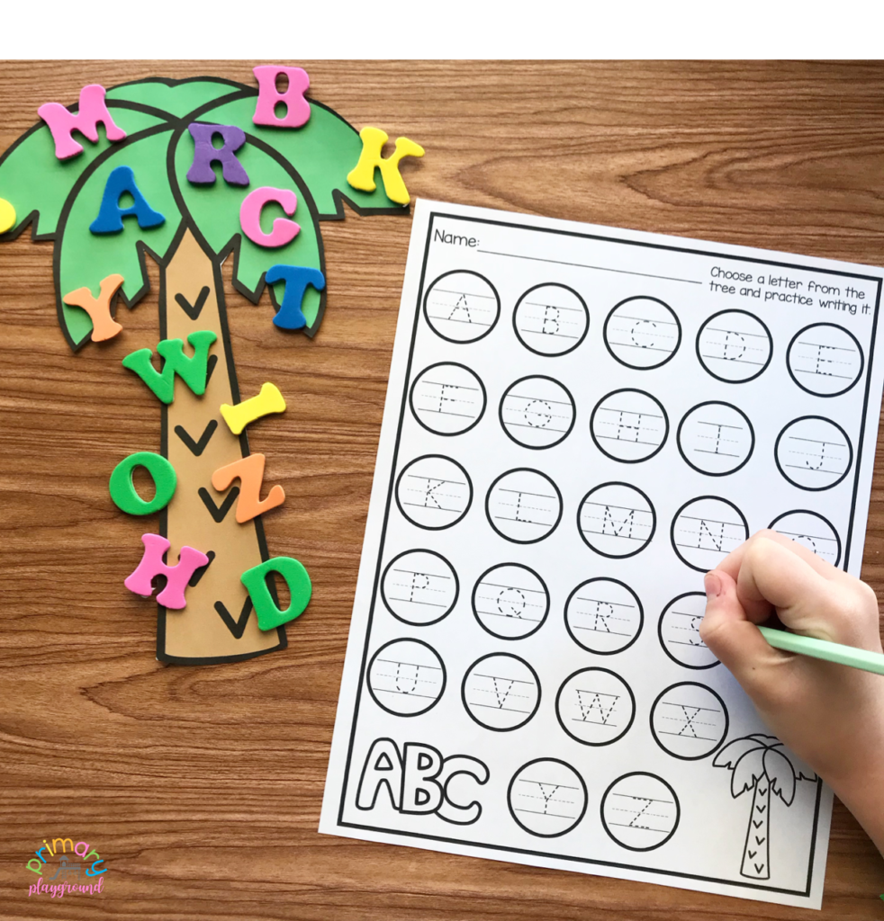 Free Printable Alphabet Tree Center Primary Playground