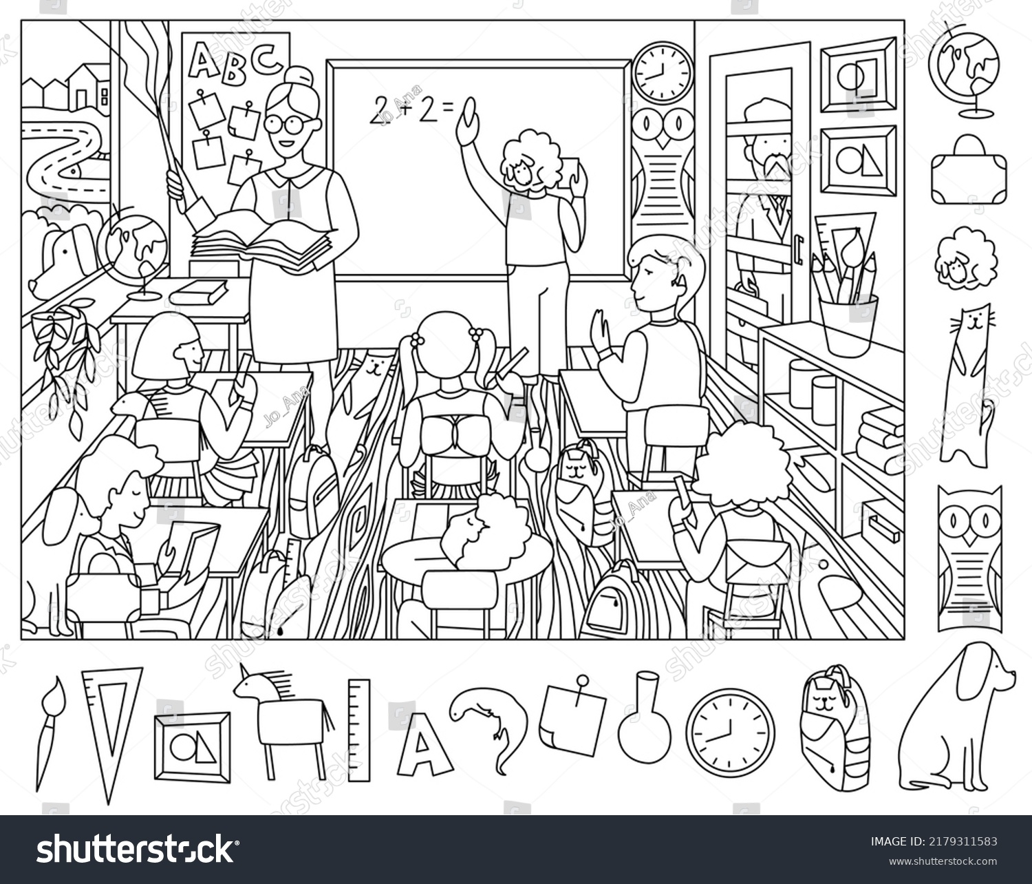 hidden images worksheets
