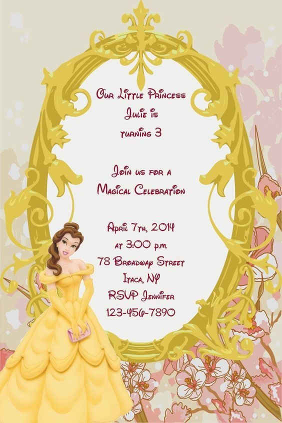 printable beauty and the beast birthday cards
