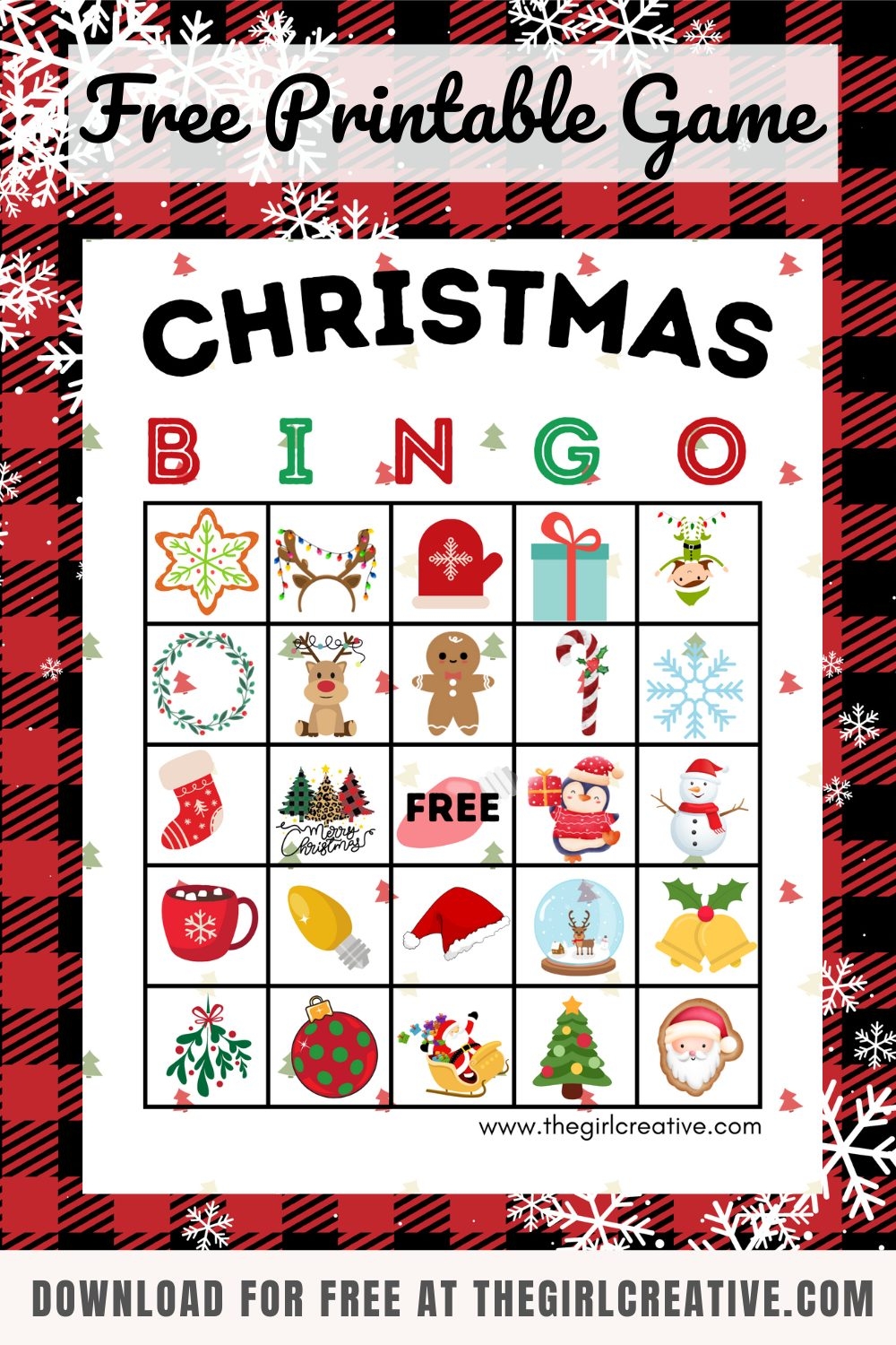printable bingo cards christmas