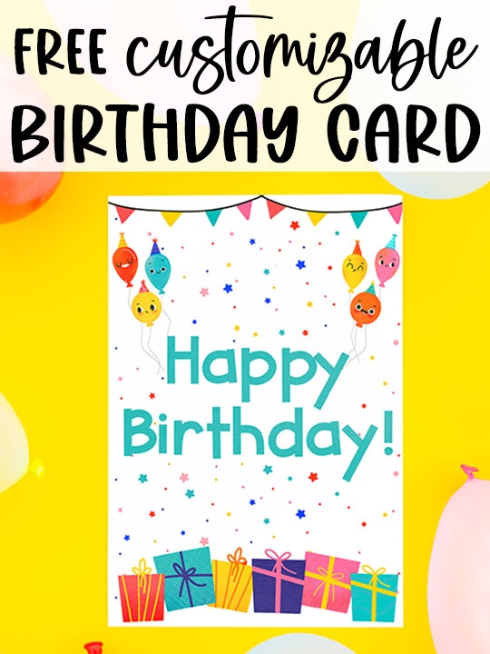 Free Printable Birthday Card Featured Mom Envy