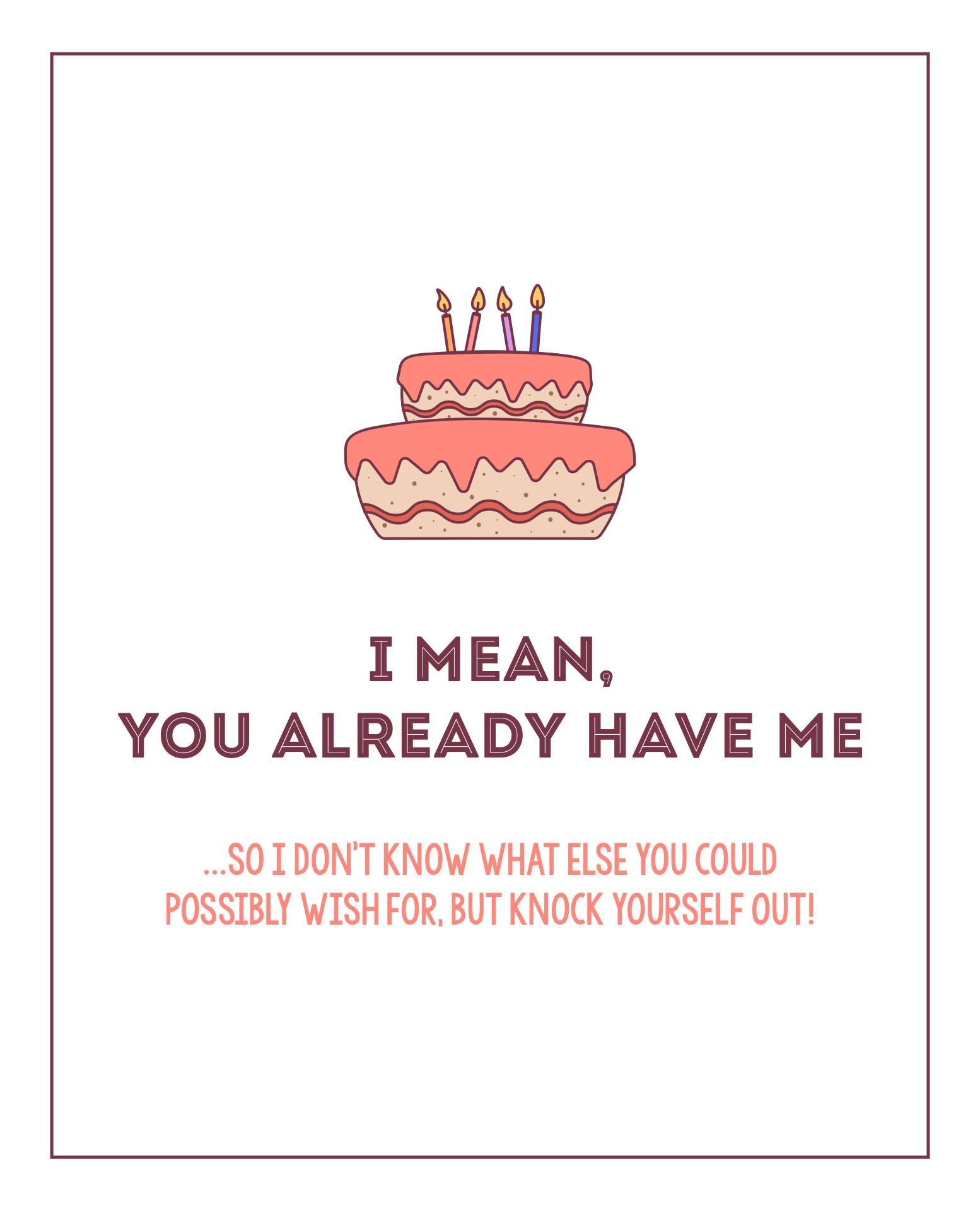 Free Printable Birthday Cards For Boyfriend