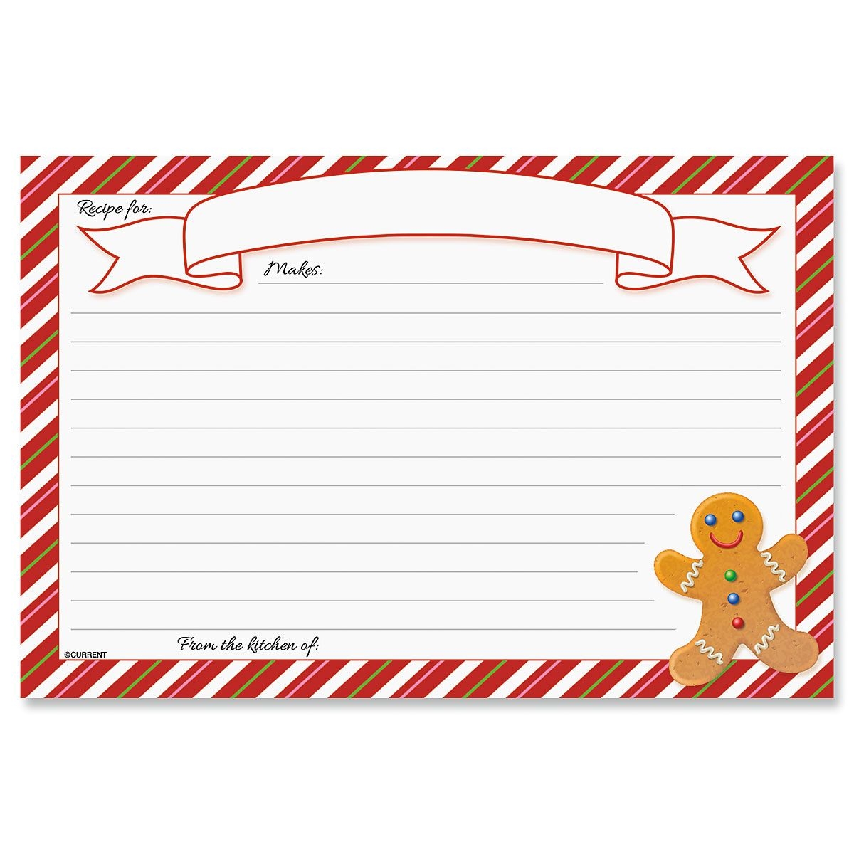 printable blank christmas recipe cards