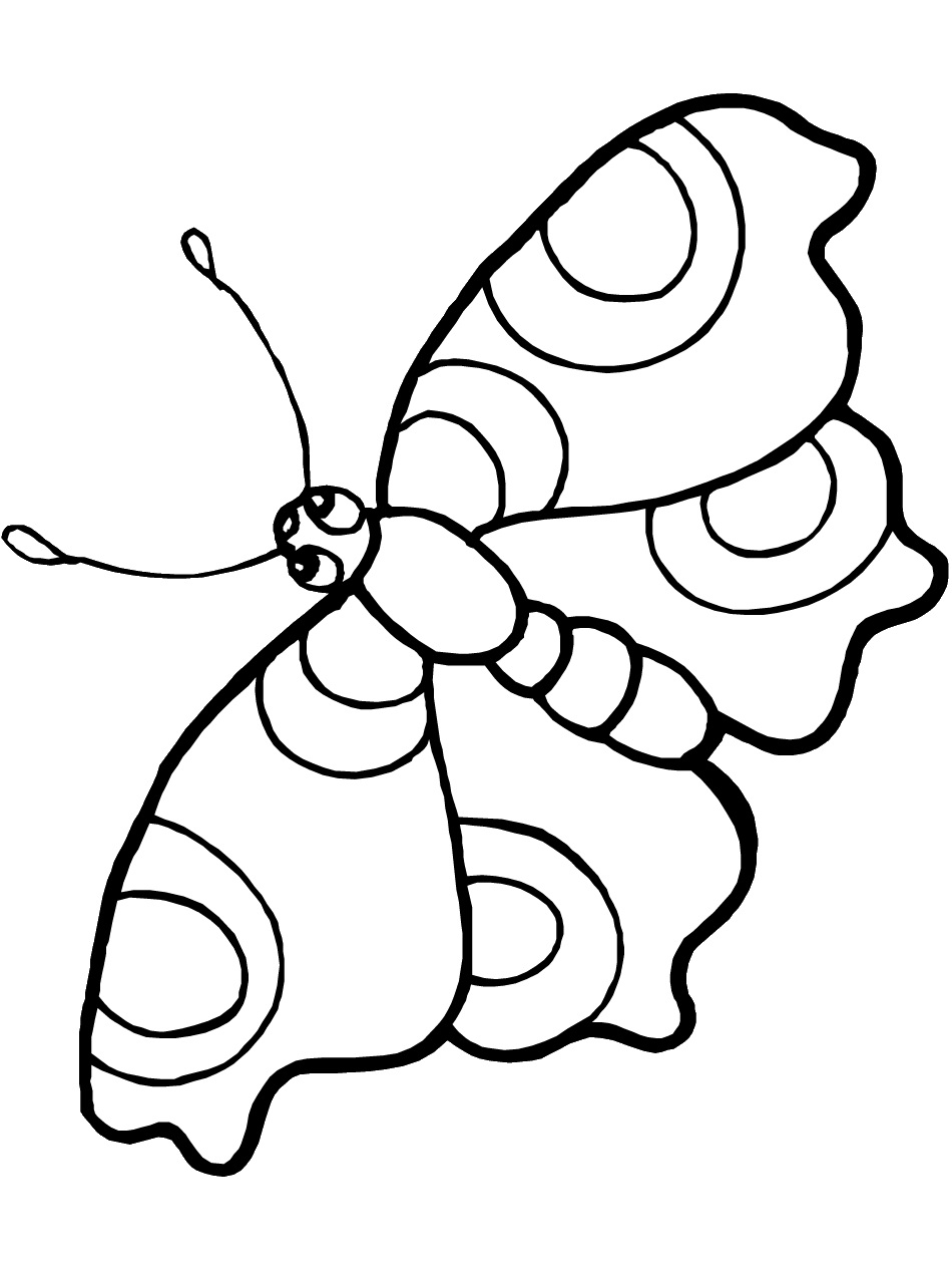 Free Coloring Pages Butterfly