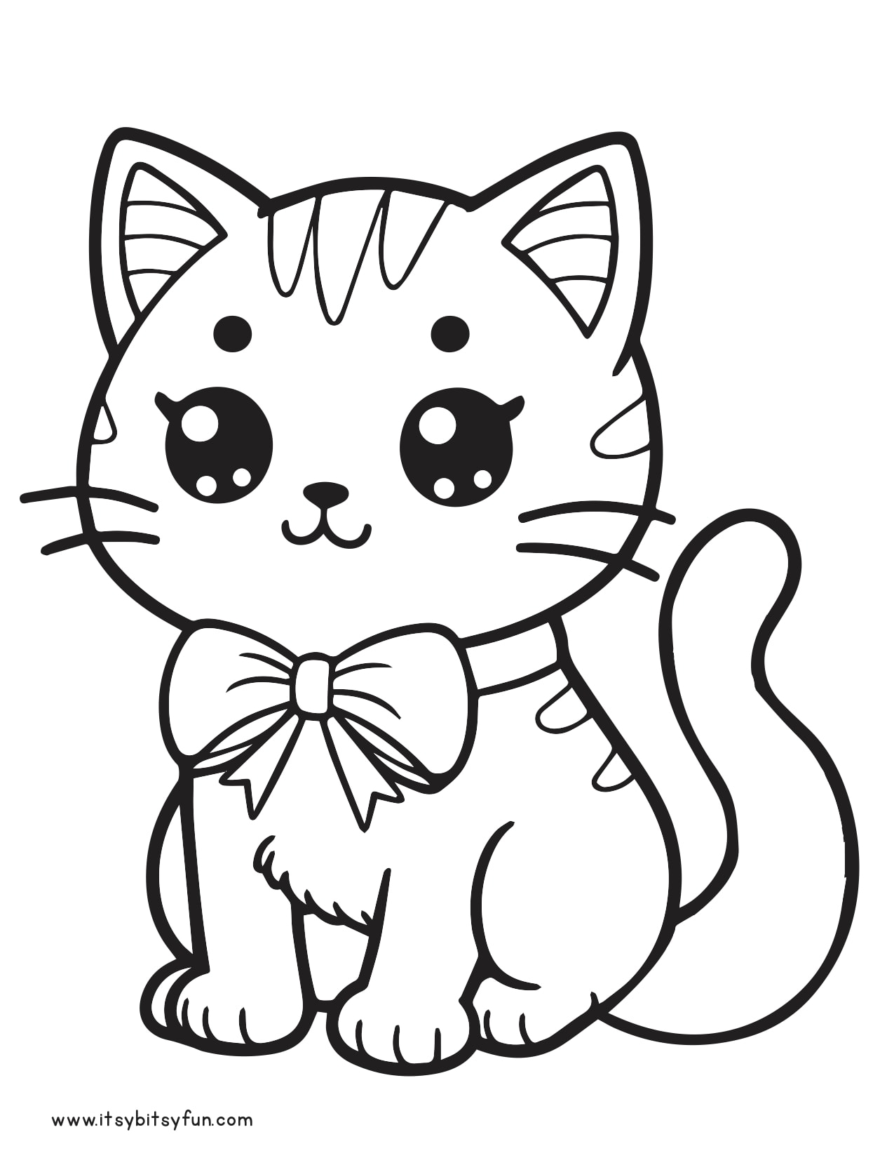 Free Printable Cat Coloring Pages