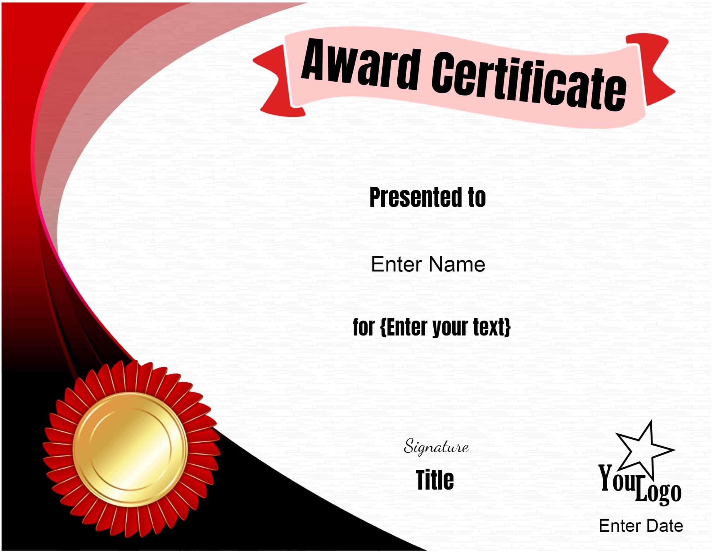 free printable certificates templates