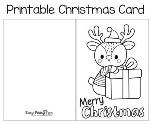 printable christmas card for gifts