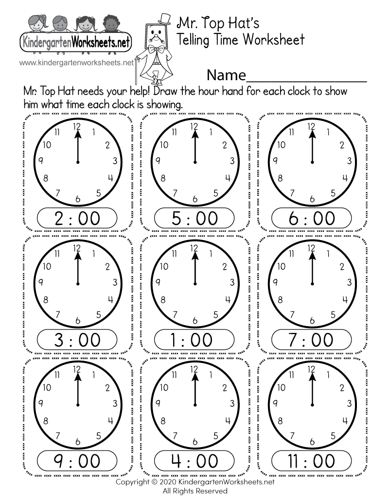 Free Printable Clock Worksheets Printable Worksheets