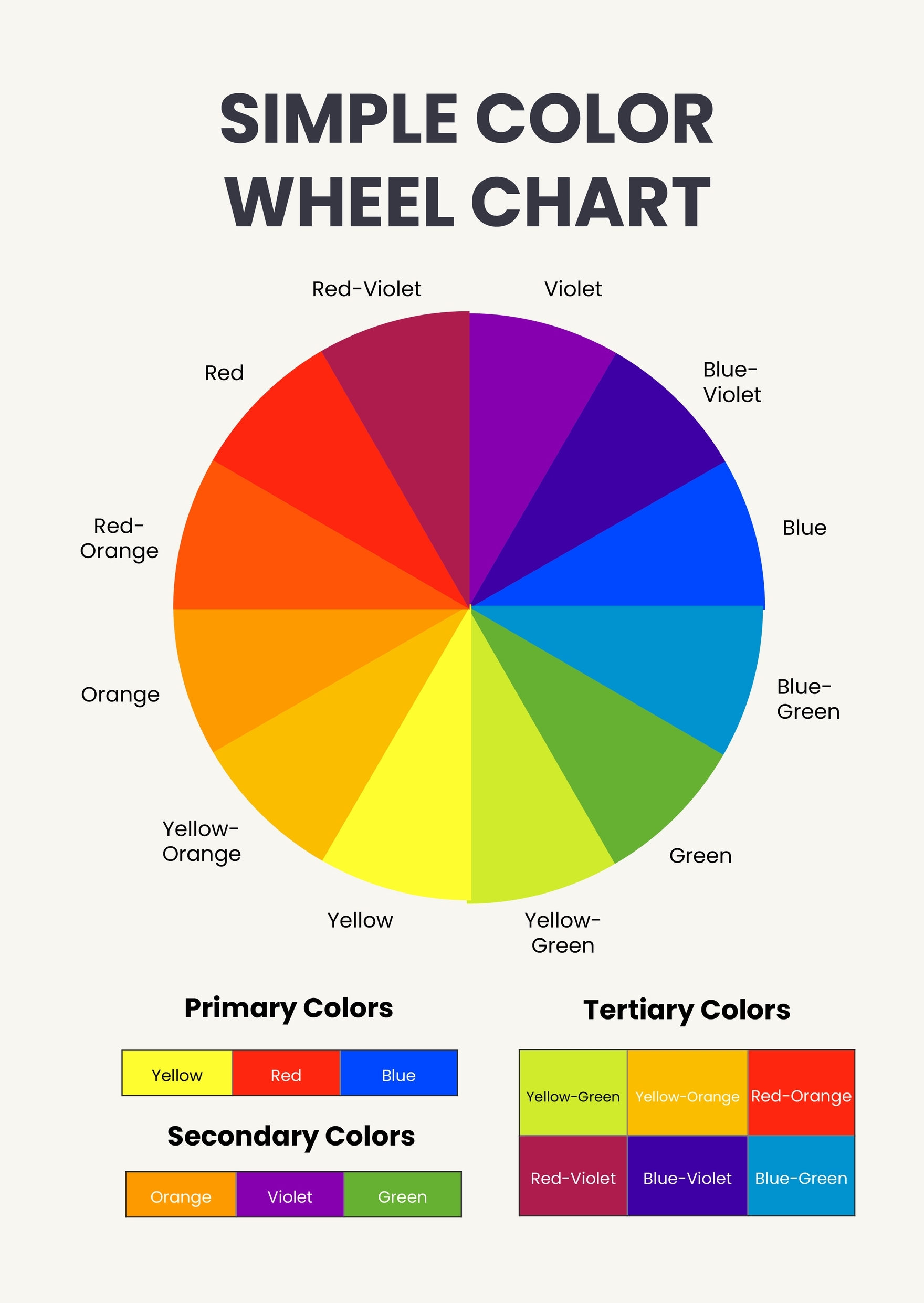 Free Printable Color Wheel Chart Printable Online