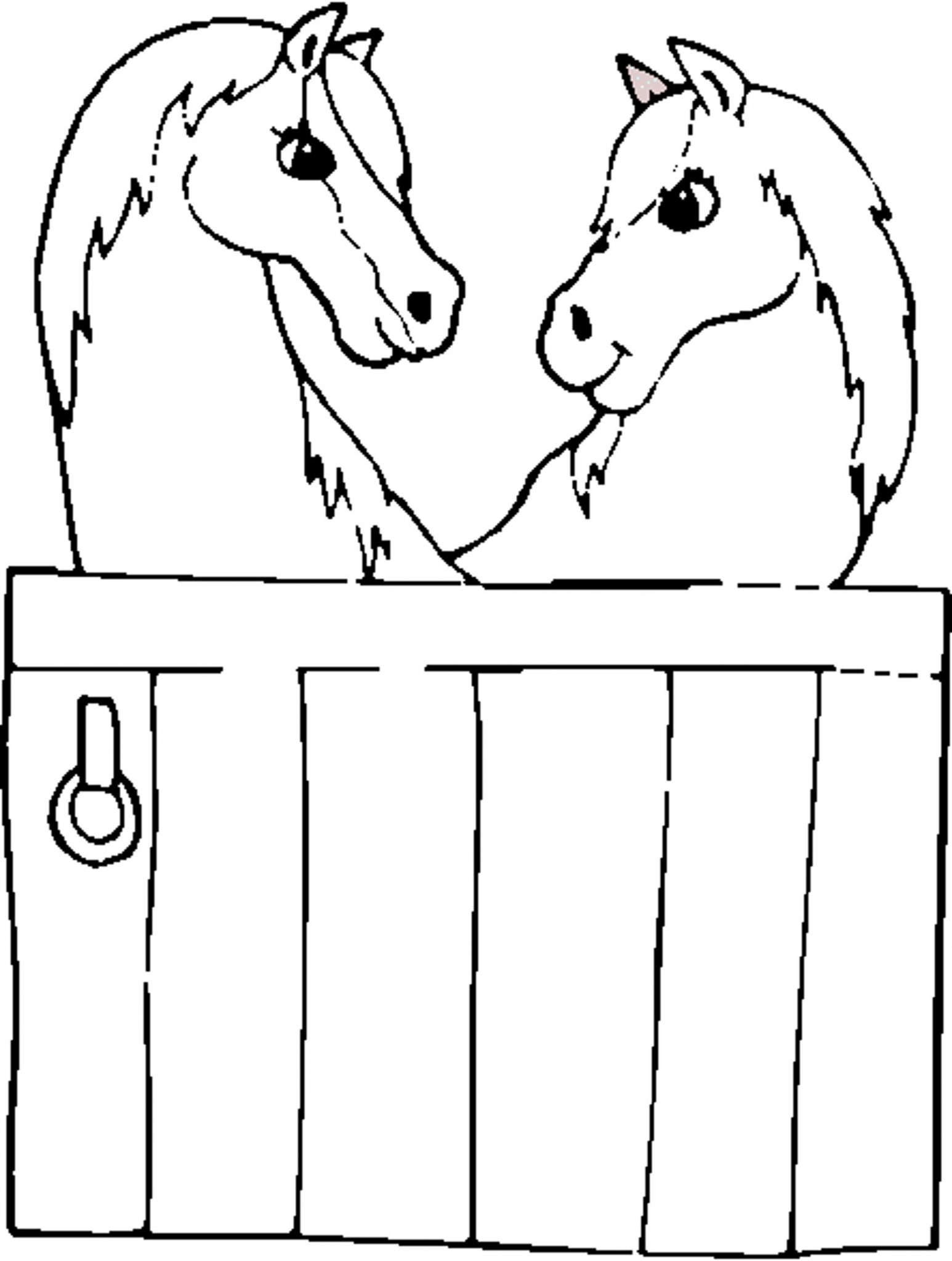 free coloring pages horses printable