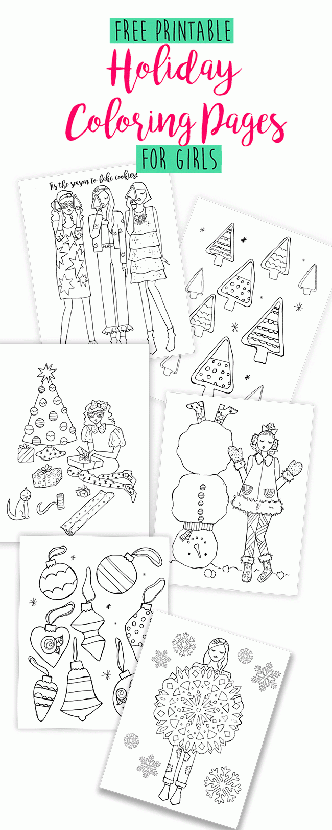 Free Printable Coloring Pages For The Holidays Lacee SwanLacee Swan