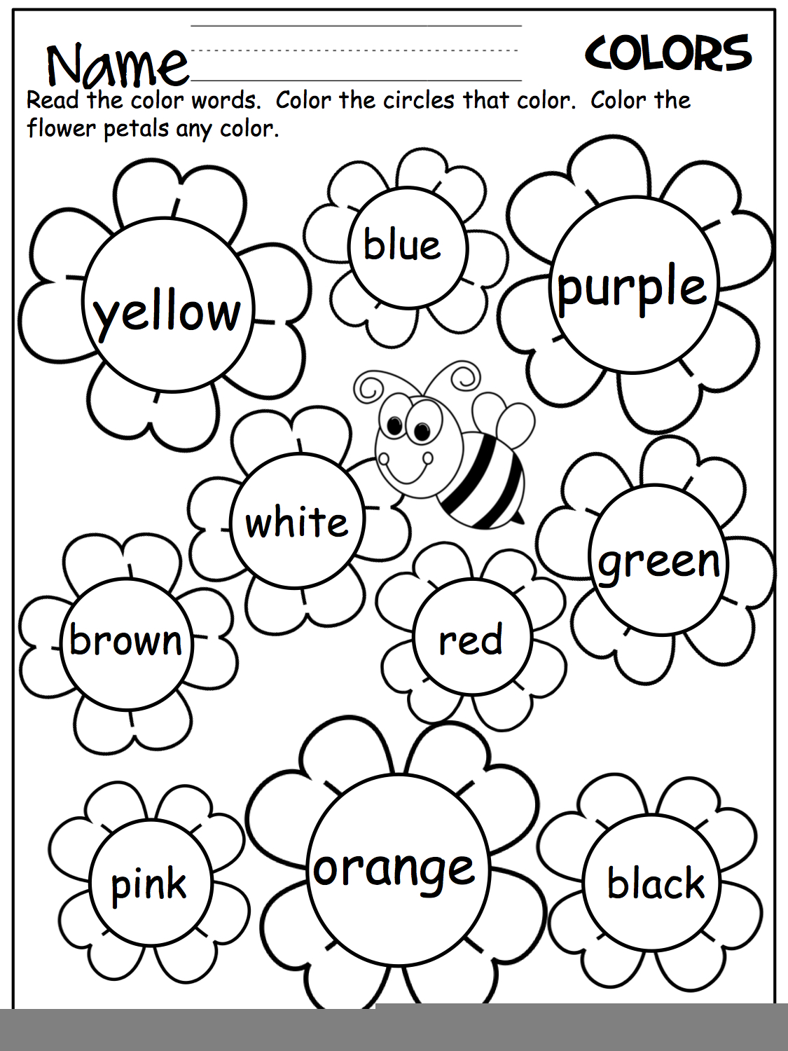 free printable worksheet for preschoolers