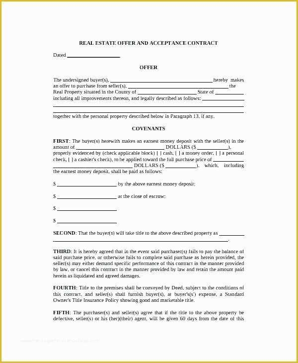 Free Printable Contract For Deed Template Of Contract For Deed Template