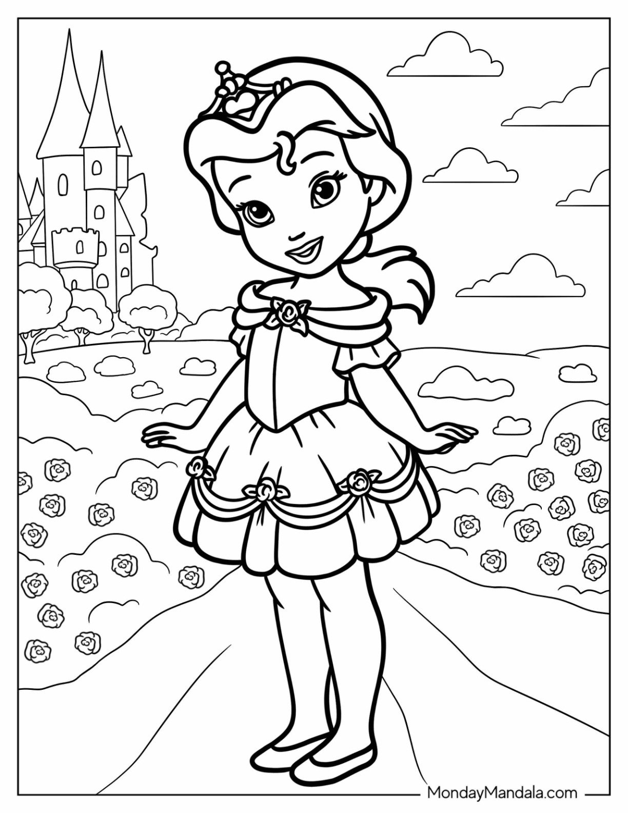 princess free printable coloring pages