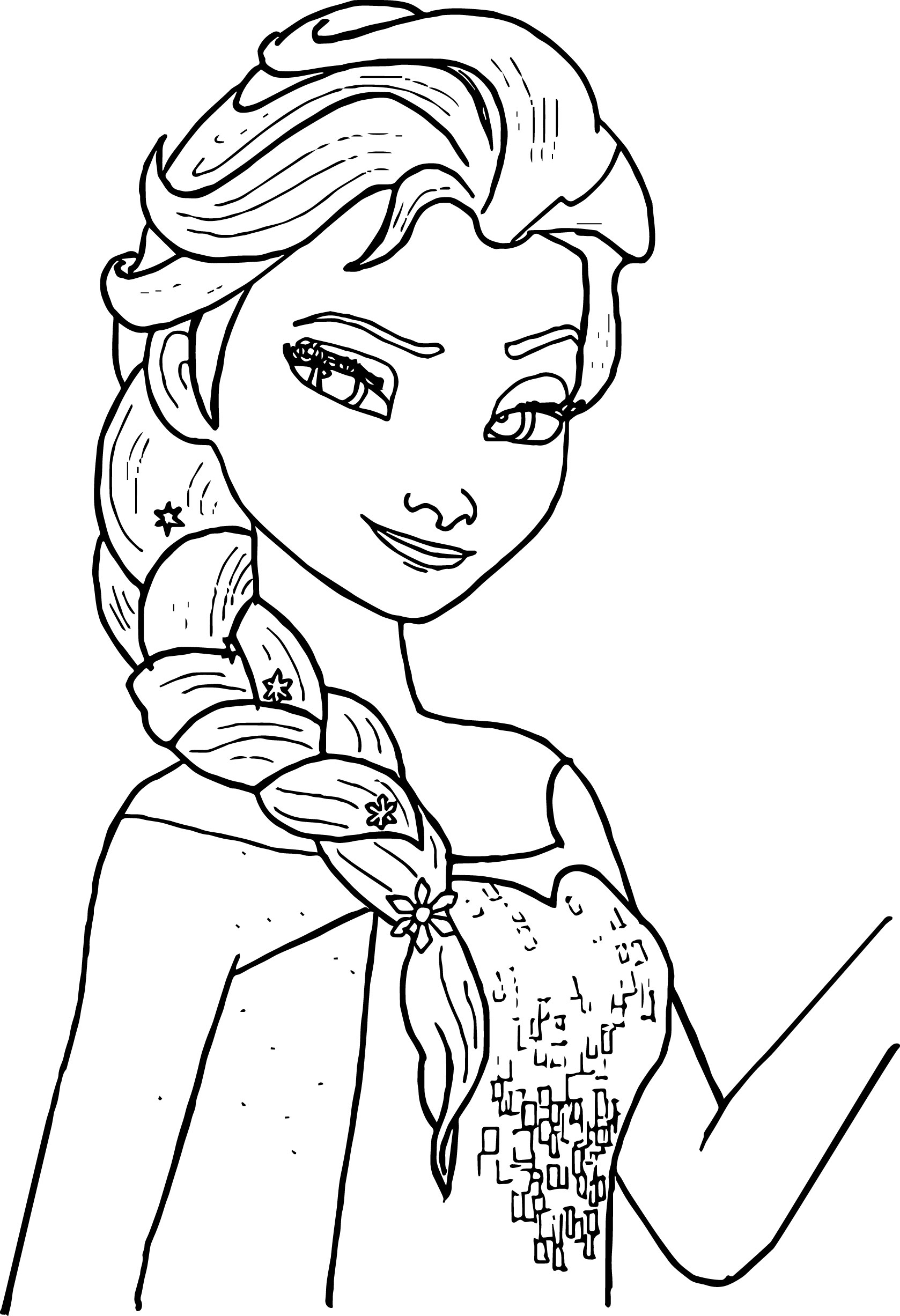 Elsa Free Coloring Pages