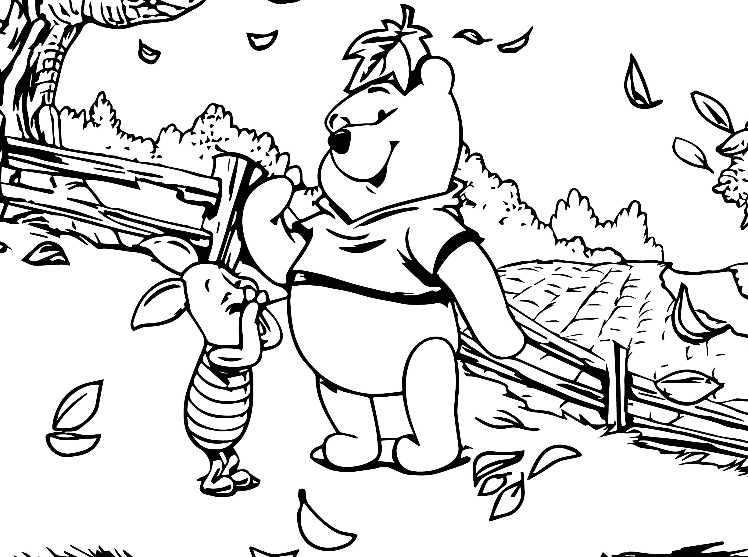 free fall printables coloring pages