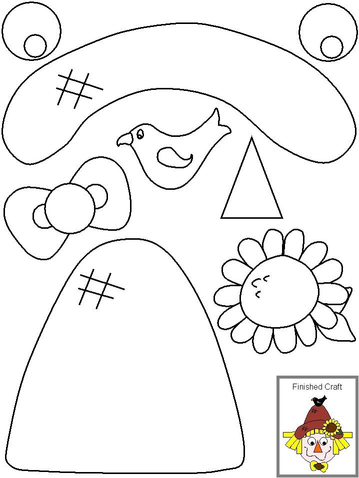 Free Printable Fall Craft Templates Content Calendar Template
