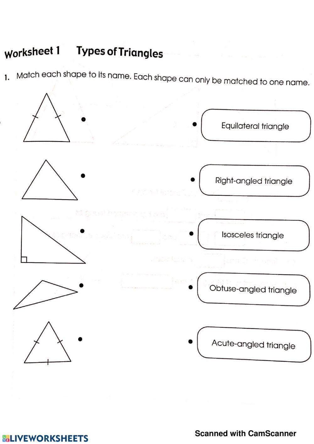 Free Printable Find Triangle Worksheet Worksheet Kiddoworksheets