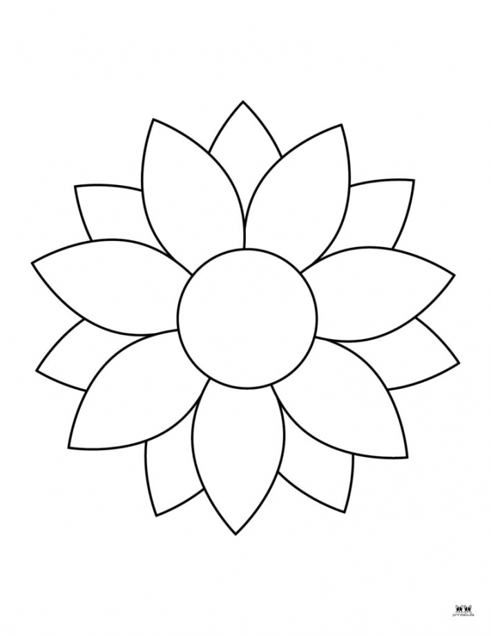 Printable Coloring Pages Flower