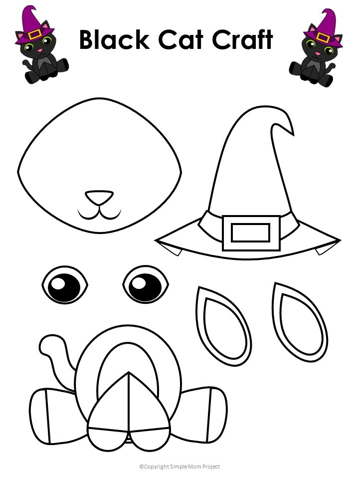 Free Printable Halloween Craft Templates Printable Calendars AT A GLANCE