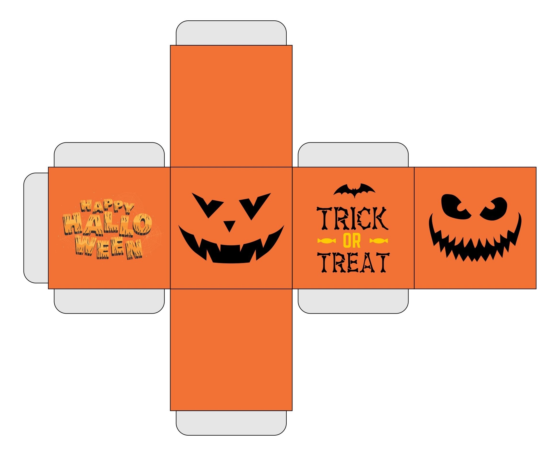 free printable halloween paper crafts templates