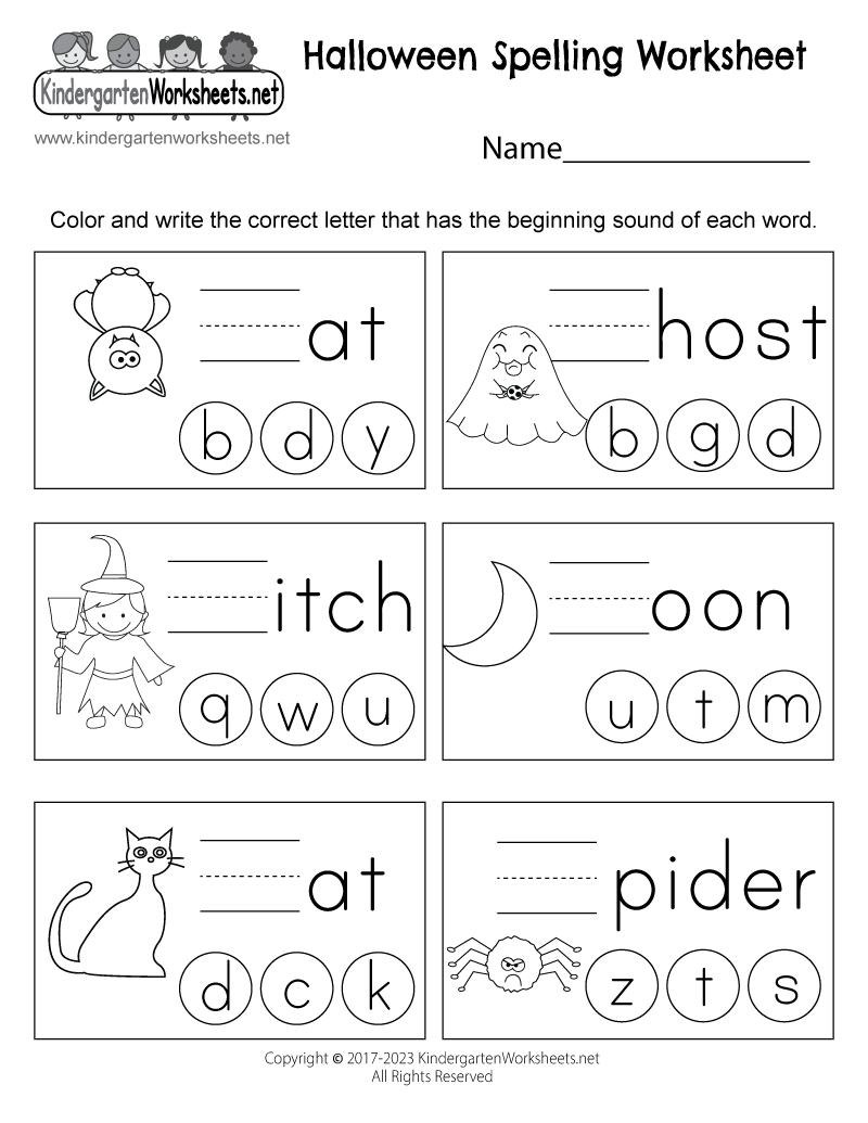 halloween worksheets pdf