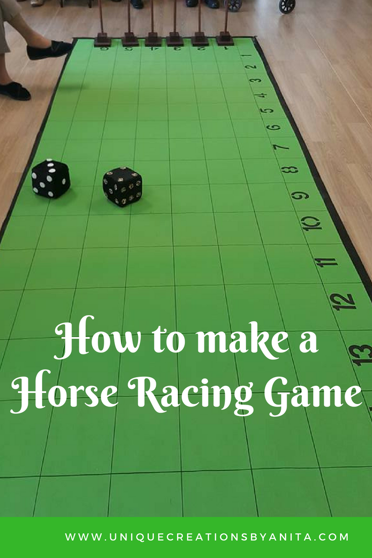free printable horse race game board template