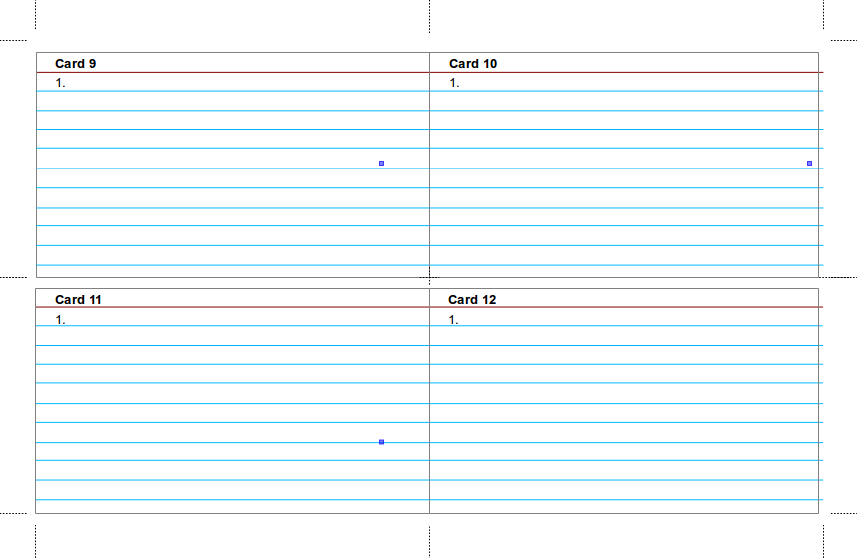 printable 3x5 index cards