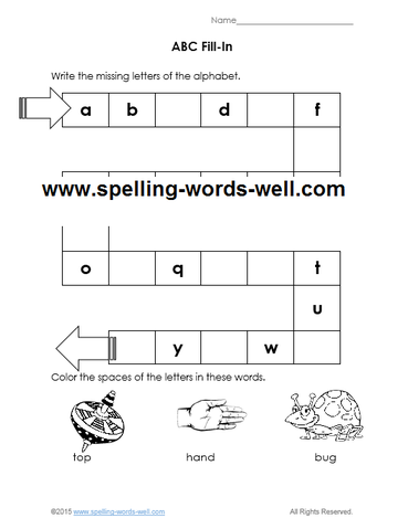Free Printable Kindergarten Worksheets With The ABCs Worksheets Library