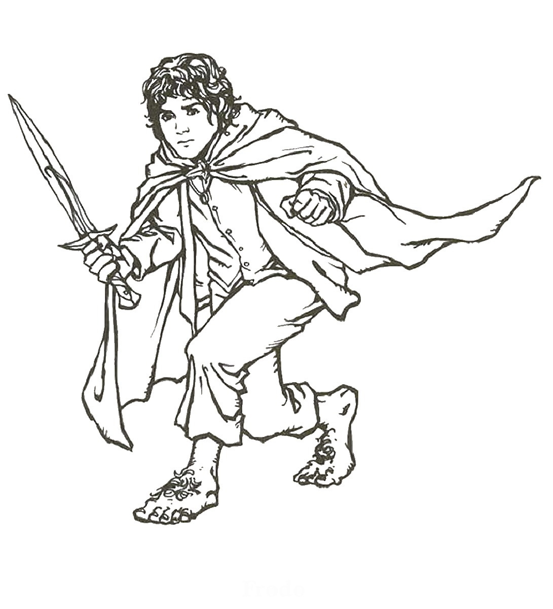 Free Printable Lord Of The Rings Coloring Pages For Kids