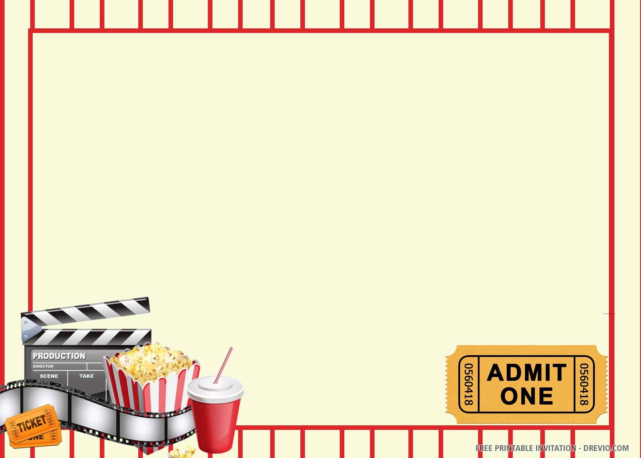 baseball ticket party invitation template free