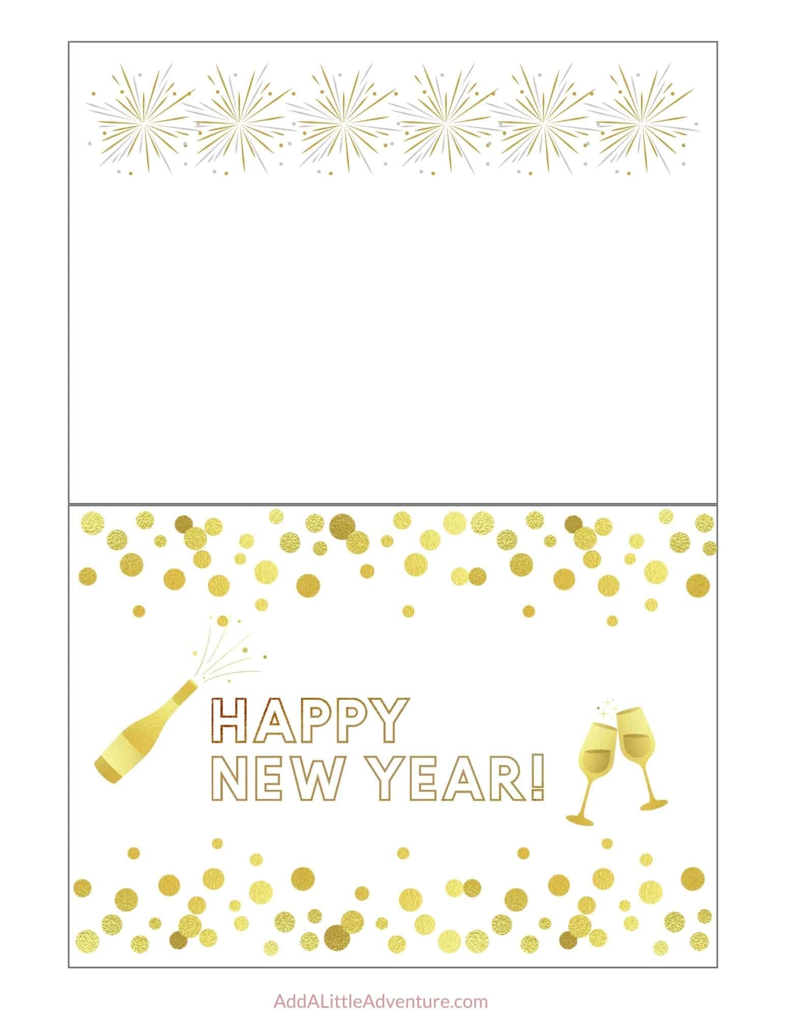 Free Printable New Years Cards